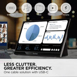 ViewSonic 15.6" 60Hz LCD Monitor, Black (VG1655)