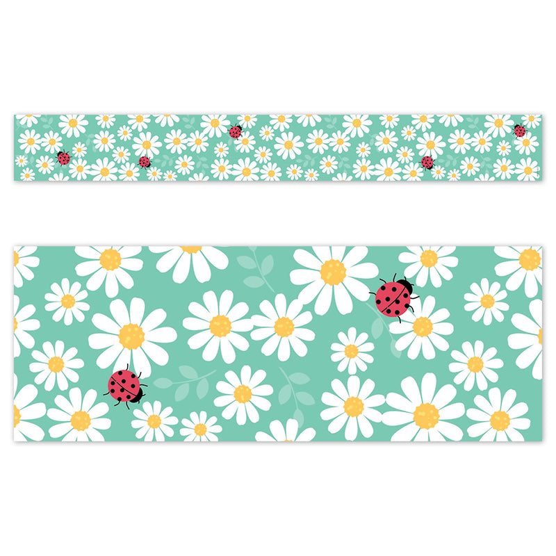 Creative Teaching Press Core Decor EZ Border, 3" x 2', Daisy Bug, 24/Pack, 3 Packs/Bundle (CTP11047-3)