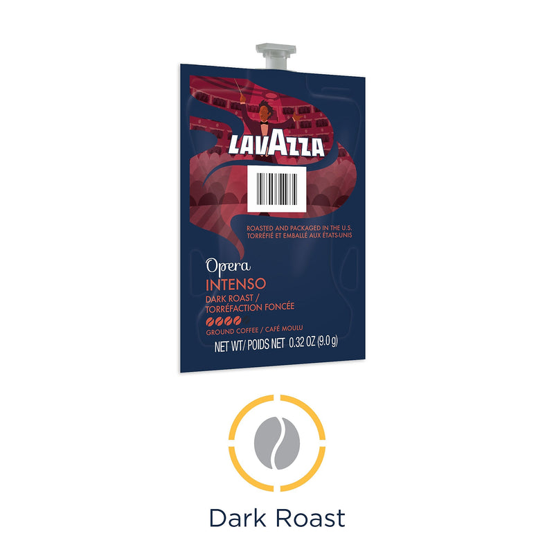 Lavazza Opera Intenso Coffee Flavia Freshpacks, Dark Roast, 76/Carton (MDR01041)