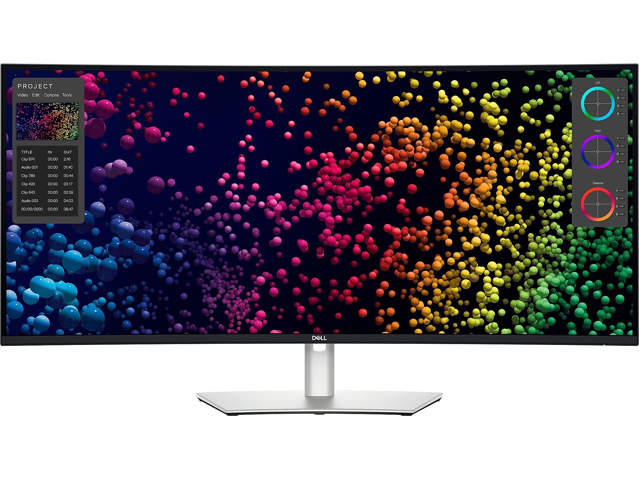Dell UltraSharp 40" Curved 4K Ultra HD 120 Hz LED Monitor, Silver/Black (DELL-U4025QW)