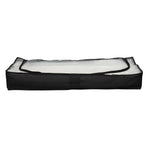 Household Essentials Under bed Storage Bag, Black with Clear PEVA Top (7609-1)