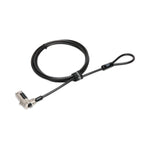 AbilityOne 5340016952546, SKILCRAFT Kensington Laptop/Tablet Combination Computer Lock, 6 ft Carbon Steel Cable, Black