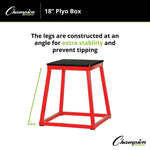 Olympia Sports 18" Deluxe Steel Plyobox (OSTR605P)
