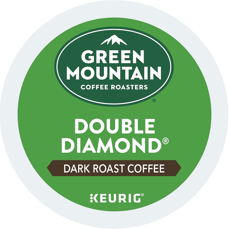 Green Mountain Double Diamond Coffee, Dark Roast, Keurig® K-Cup® Pods, 96/Carton (GMT4066CT)