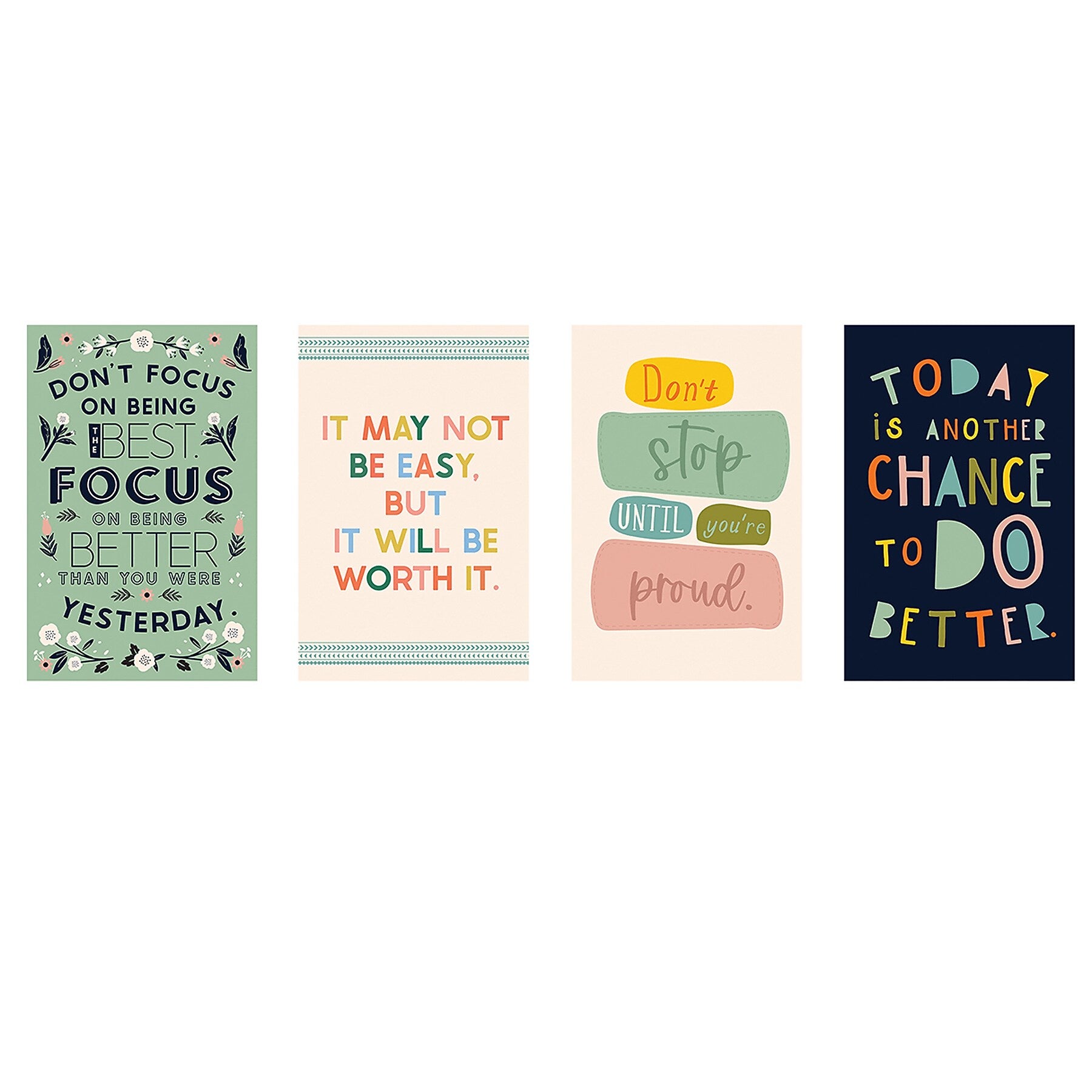Carson Dellosa Education 17" x 11" Motivational Posters Poster Set, 16/Set (CD-106075)