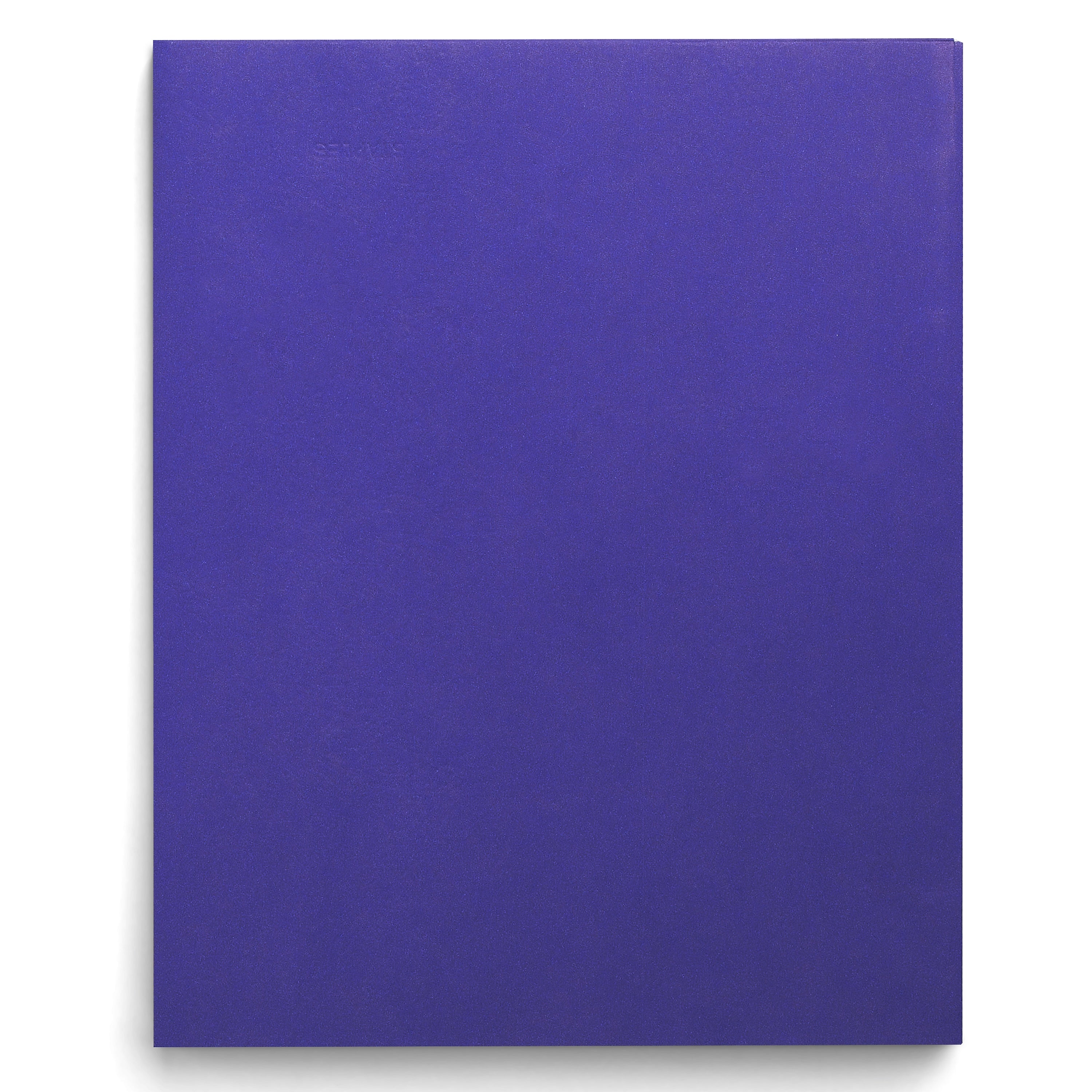 Staples Smooth 2-Pocket Paper Folder, Electric Blue, 25/Box (27534-CC)