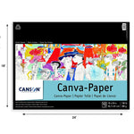 Canson Artist Series 18" x 24" Canvas Pad,  10 Sheets/Pad (MCXC100510845)
