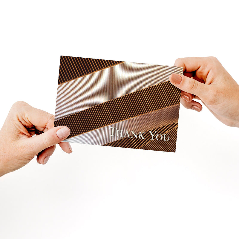 Great Papers Bold Copper General Use Thank You Notecard Kits, Multicolored, 24/Pack (2025027)