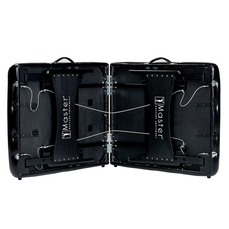 Master Massage 30" Galaxy Professional Portable Massage Table Package Black - Memory Foam Cushioning  (20243)