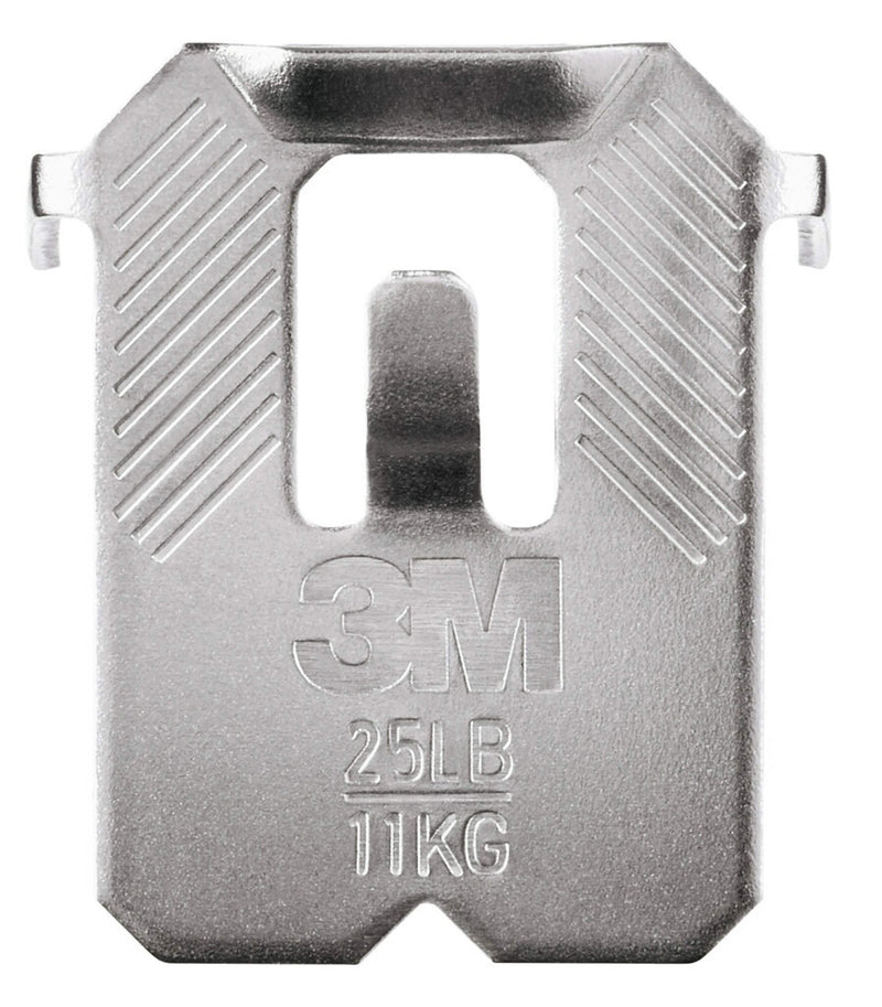 3M CLAW Drywall Hanger, 25 lbs., Silver, 4/Pack (3PH25M4ES)