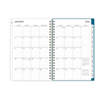 2026 Blue Sky Bakah 5" x 8"  Weekly & Monthly Planner, Plastic Cover, Multicolored (137260-26)