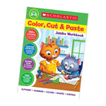 Scholastic Teaching Solutions Color, Cut & Paste Jumbo Workbook, 320 Pages, 3/Bundle (SC-9781546106999-3)