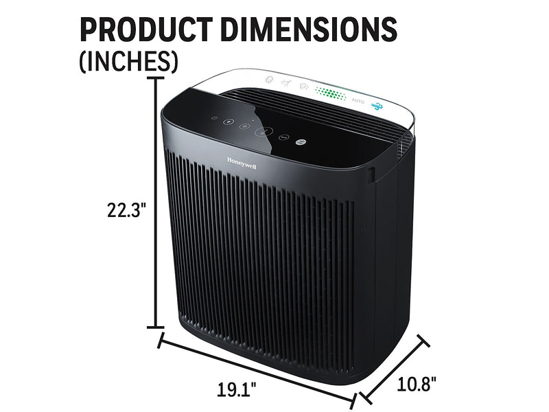 Honeywell InSight Energy Star HEPA Console Air Purifier, Black (HPA5300B)