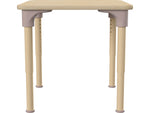 Flash Furniture Bright Beginnings Hercules Square Table, 24" x 24", Height Adjustable, Beech (MK-ME088023-GG)