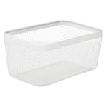 mDesign Steel Organizer, Matte White (25958)