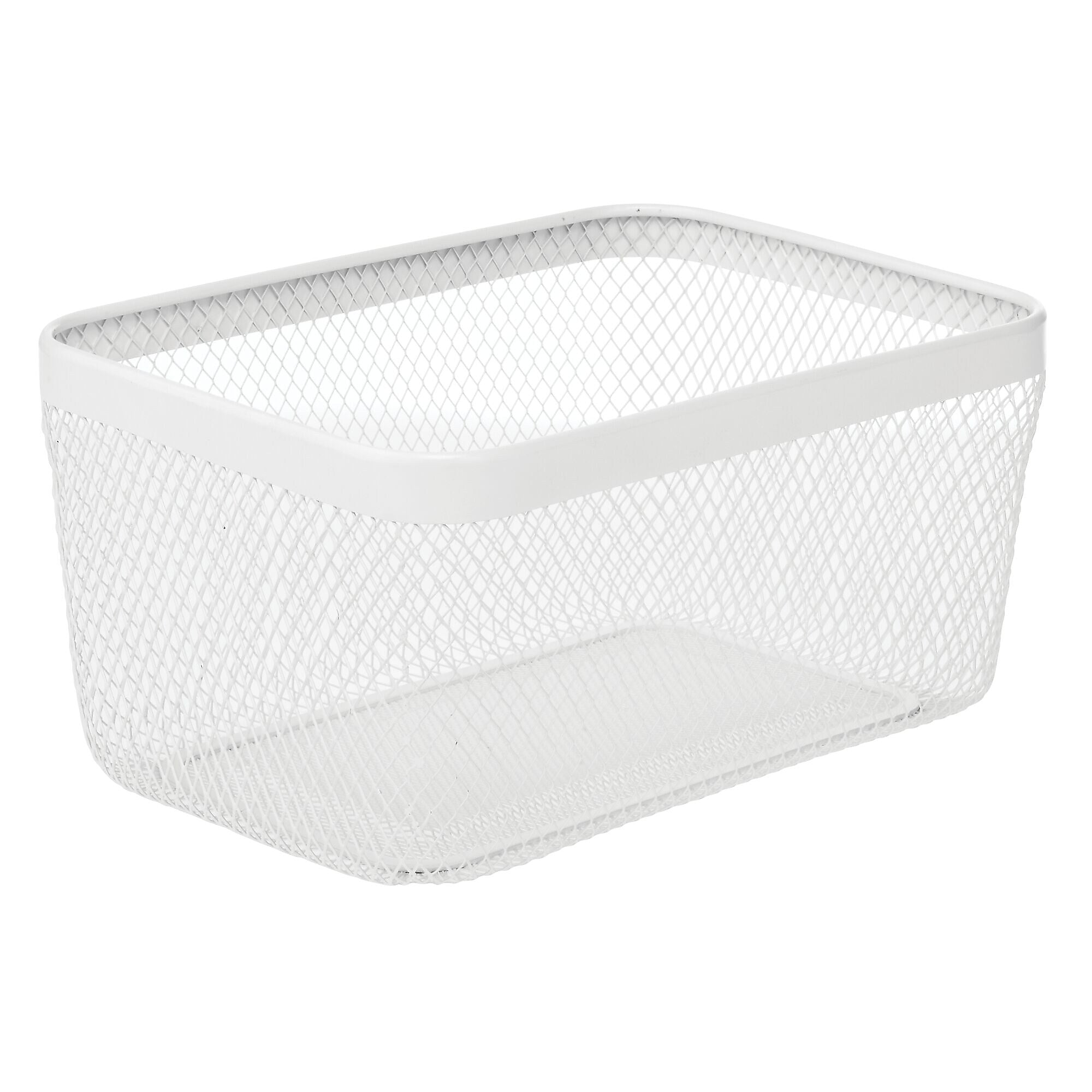 mDesign Steel Organizer, Matte White (25958)