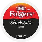 Folgers Black Silk Coffee, Keurig K-Cup Pod, Dark Roast, 96/Carton (6662CT)