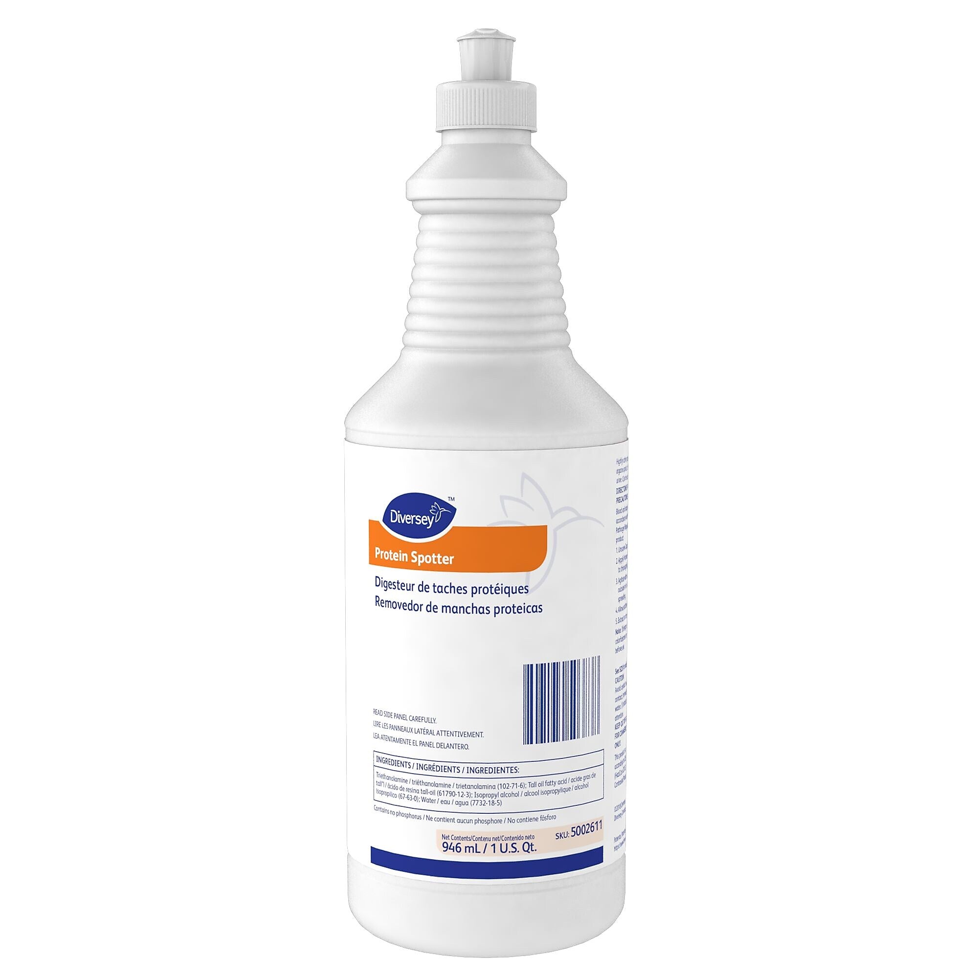 Diversey Protein Spotter Carpet Spot & Stain Remover Liquid, 32 Oz. 6/Carton (5002611)