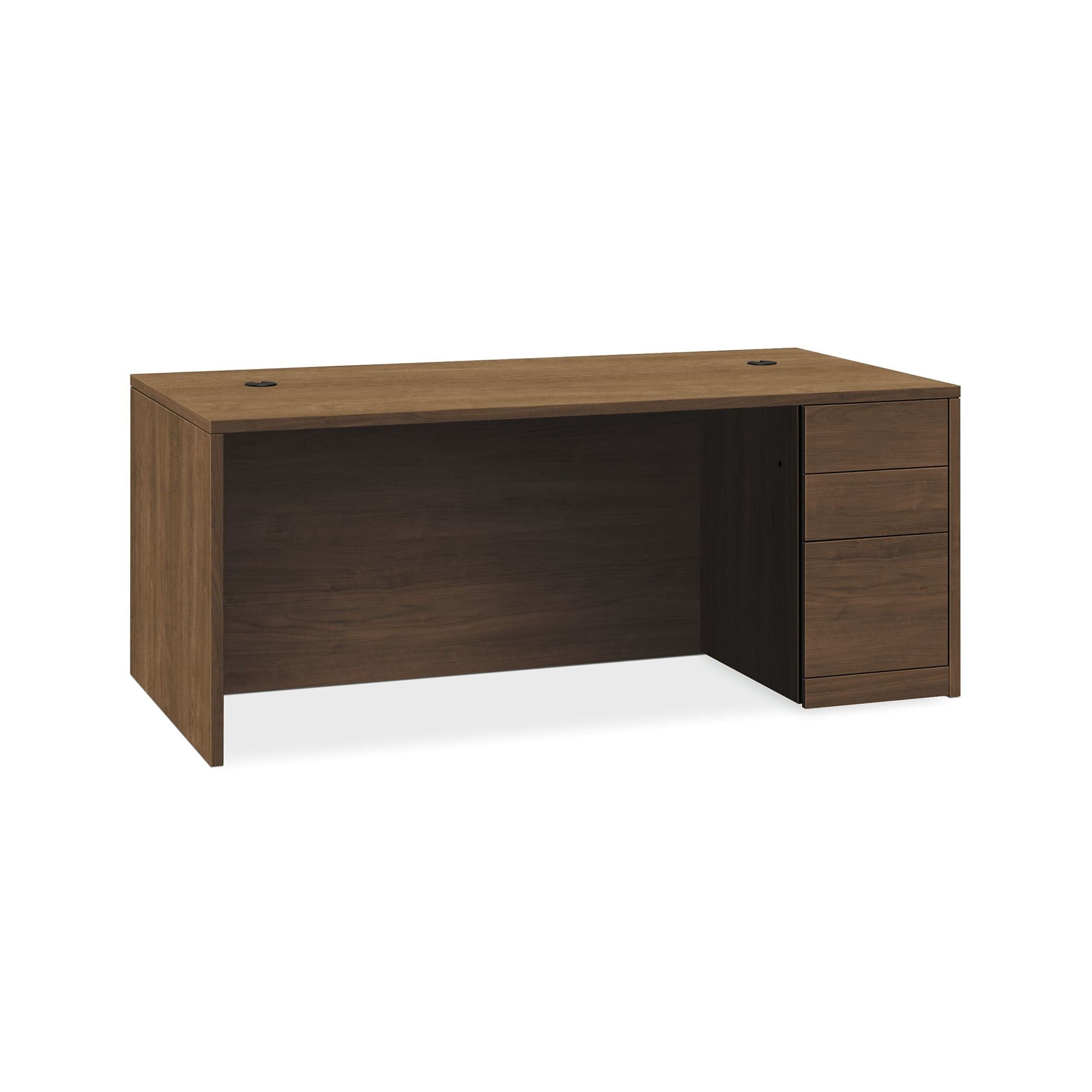 HON 10500 Series 72"W Right Pedestal Desk, Pinnacle (HON105895RPINC)