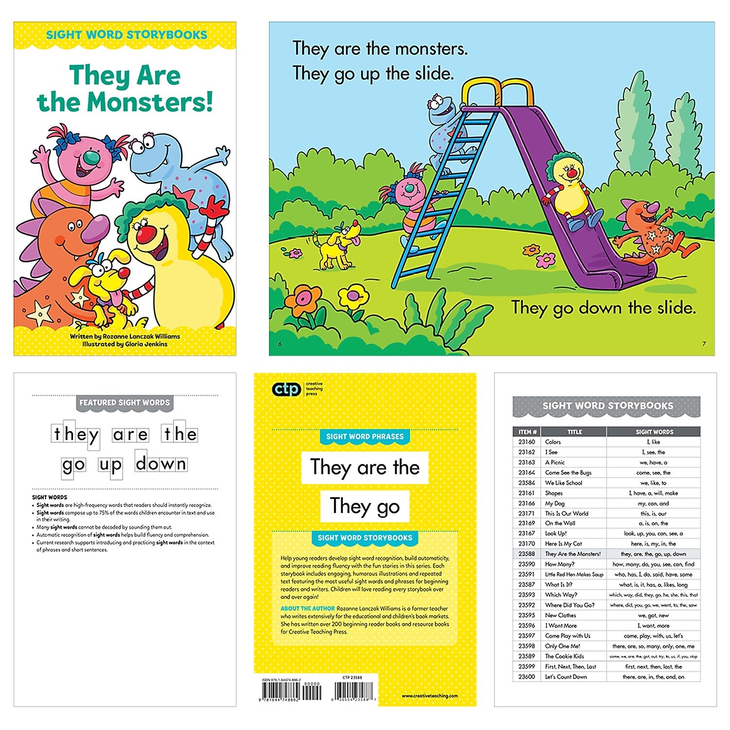 Creative Teaching Sight Word Storybooks Picture Book Set 2, 6 Books/Set