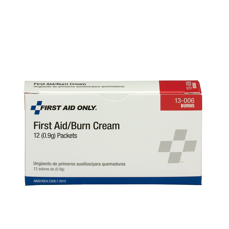 First Aid Only Burn Cream, 12 Packets/Box (13-006)