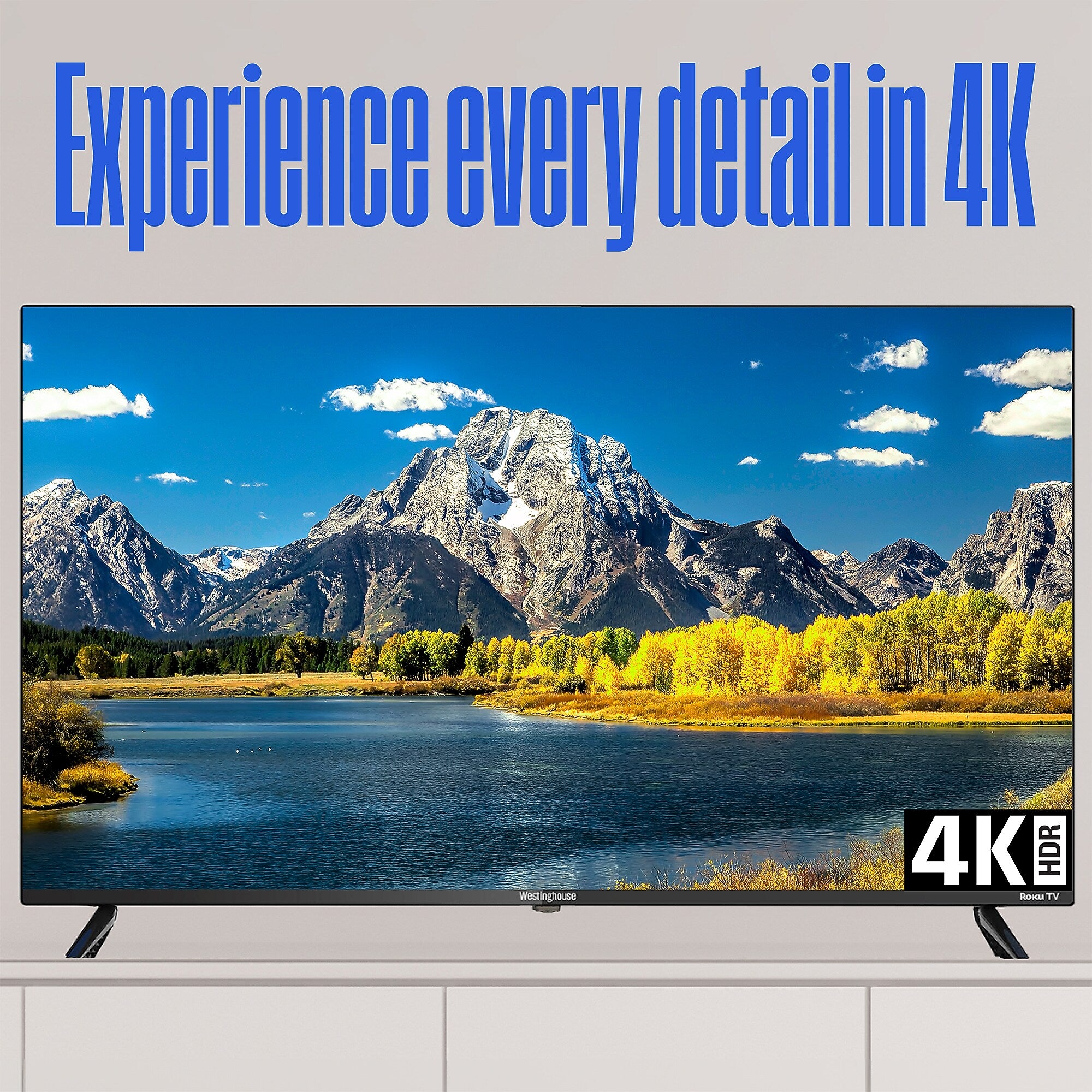 Westinghouse 43″ Edgeless 4K UHD Roku TV (WR43EX4300)