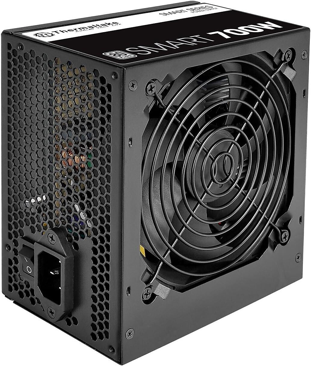 Thermaltake SMART Series 700W ATX 80 Plus Certified Active PFC Power Supply, Black (PS-SPW-0700NNFAWU-1)