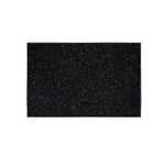 Ghent Recycled Rubber Bulletin Board, Satin Aluminum Frame, 4'H x 7' 4"W, Tan Speckled (ATR47-TN)