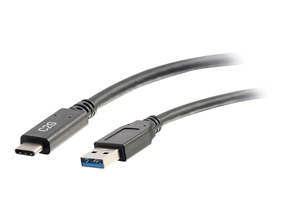 C2G 10' USB A to C Cable, Black (28833)