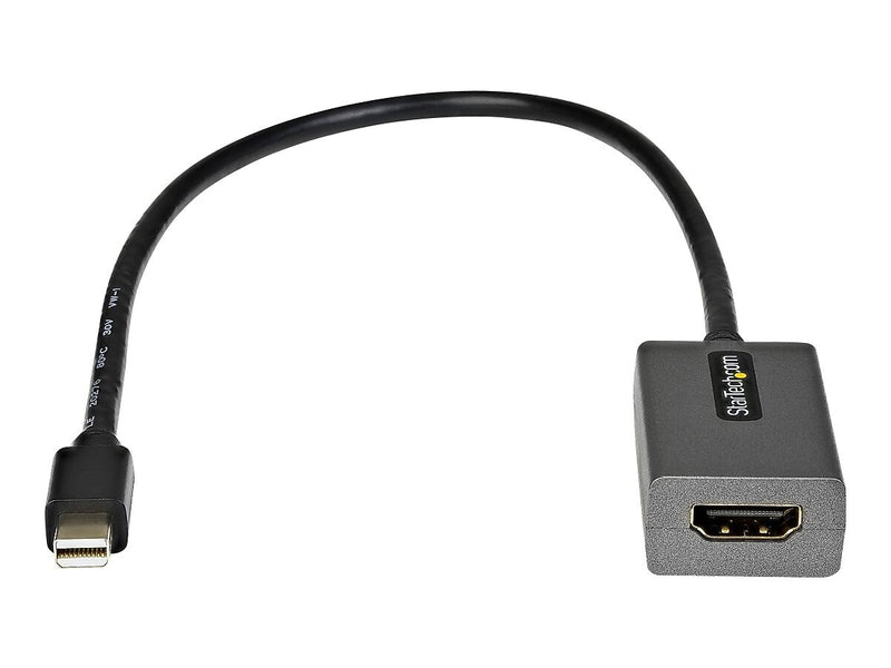 StarTech 1' Mini DisplayPort to Display Port Audio/Video Monitor Cable, Black (MDP2HDEC)