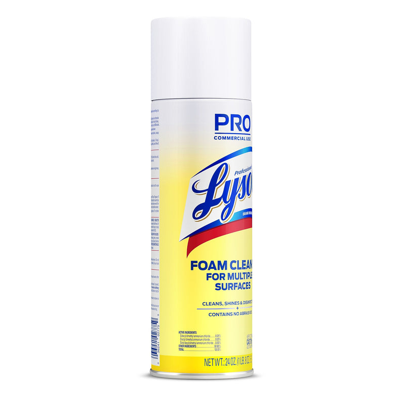 Lysol Professional Foam Cleaner Disinfectant, Fresh Clean Scent, 24 oz. (3624102775)