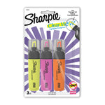 Sharpie Clear View Highlighter, Chisel Tip, Assorted, 3/Pack (1912767/2128222)