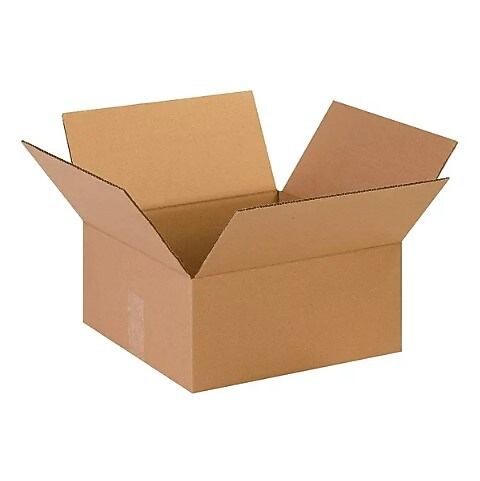13" x 13" x 6" Shipping Boxes, 32 ECT, Brown, 25/Bundle (BS131306)