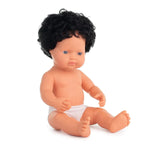 MINILAND Anatomically Correct 15" Baby Doll, Caucasian Boy (MLE31231)