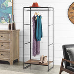 Whitmor 59.72" x 24.8" Garment Rack, Black (6764-11413)