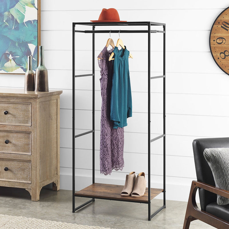 Whitmor 59.72" x 24.8" Garment Rack, Black (6764-11413)
