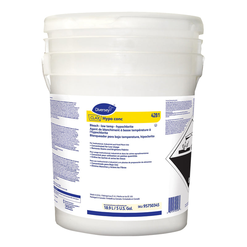 Diversey Clax Hypo conc 42B1 Bleach, 640 oz. (95750345)