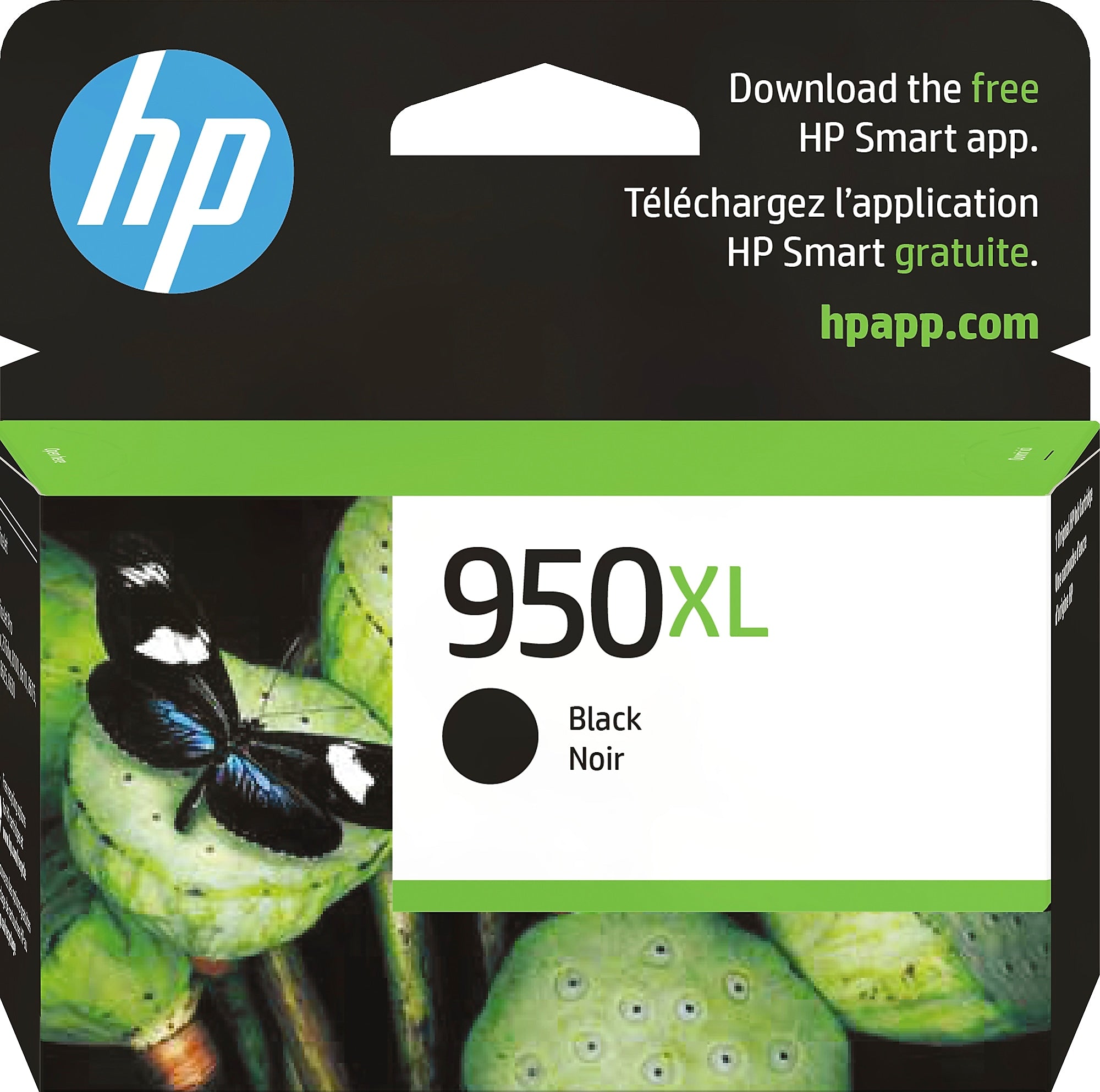 HP 950XL Black High Yield Ink Cartridge, Prints Up to 2,300 Pages (CN045AN#140)