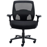 Staples Driscott Ergonomic Fabric Managers Big & Tall Chair, 400 lb. Capacity, Black (28354)