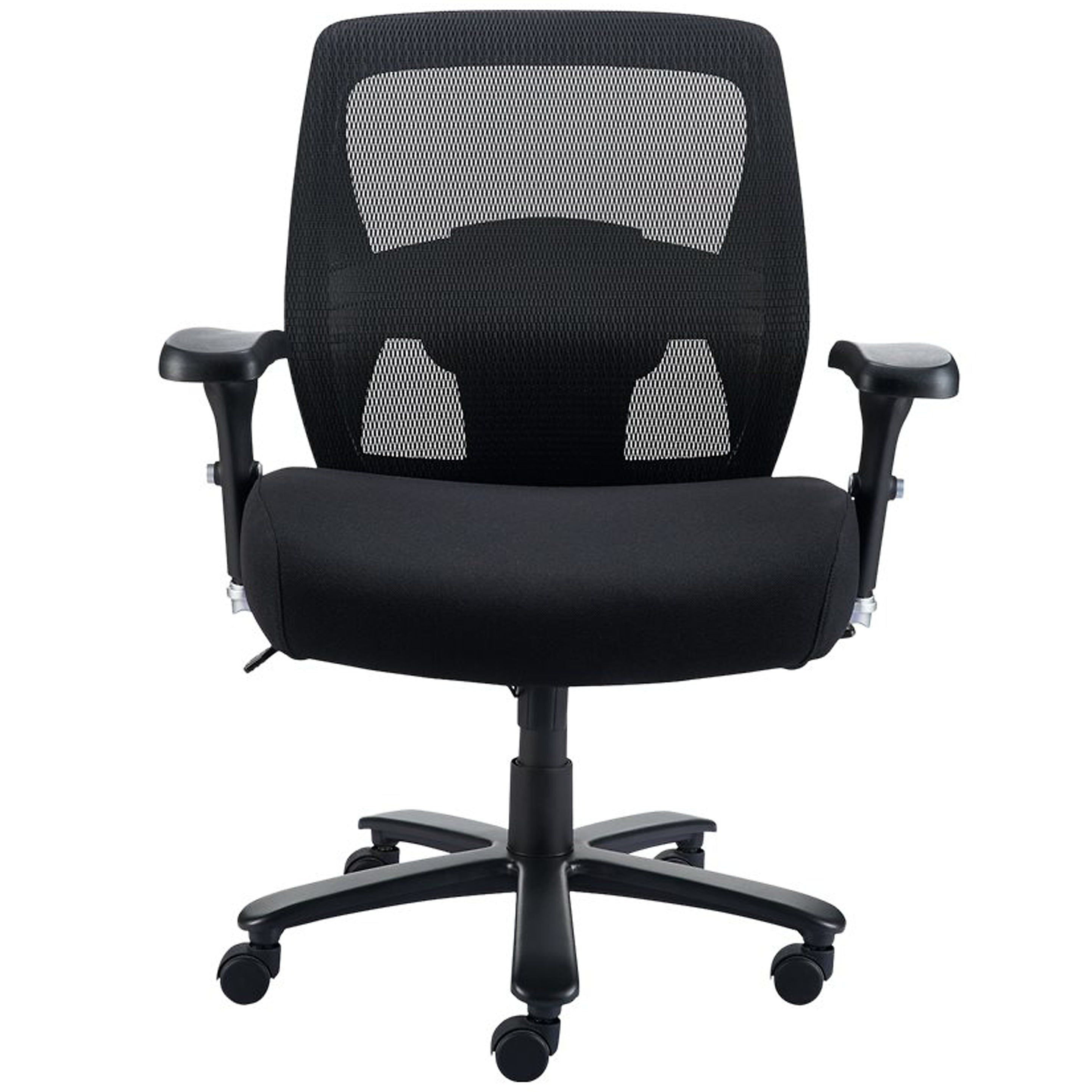 Staples Driscott Ergonomic Fabric Managers Big & Tall Chair, 400 lb. Capacity, Black (28354)
