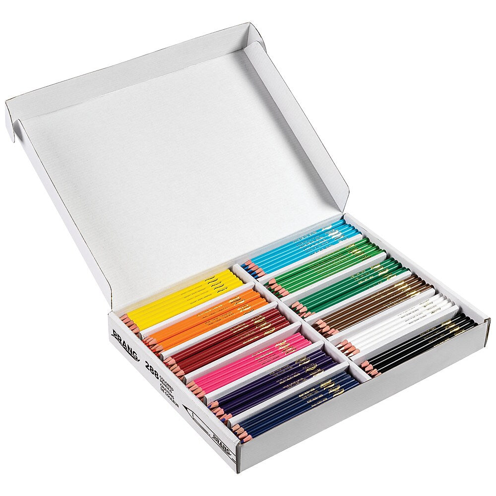 Prang Professional Colored Pencils, Assorted Colors, 288/Carton (X82408X)