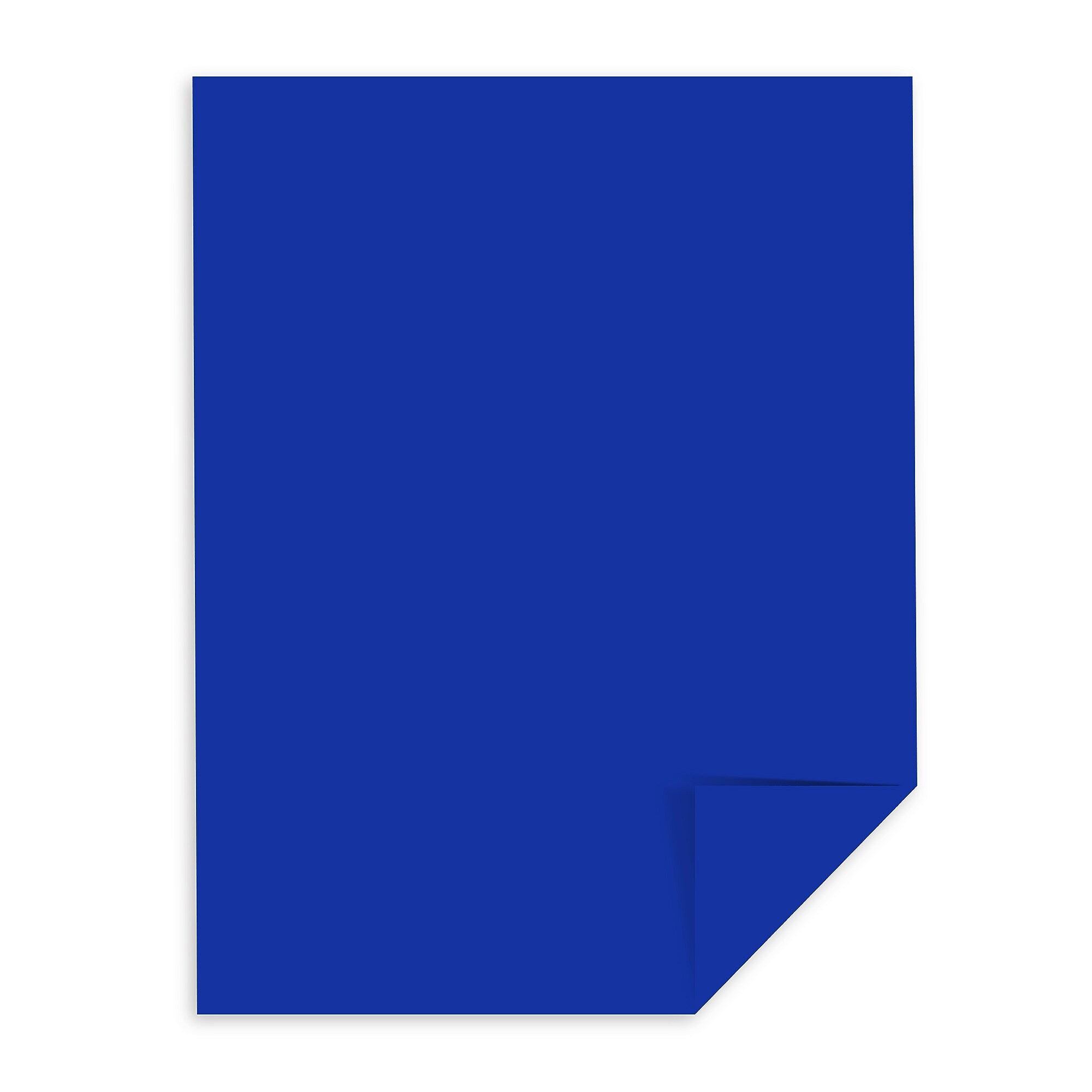 Astrobrights 65 lb. Cardstock Paper, 8.5" x 11", Blast-Off Blue, 250 Sheets/Ream (21911CT)
