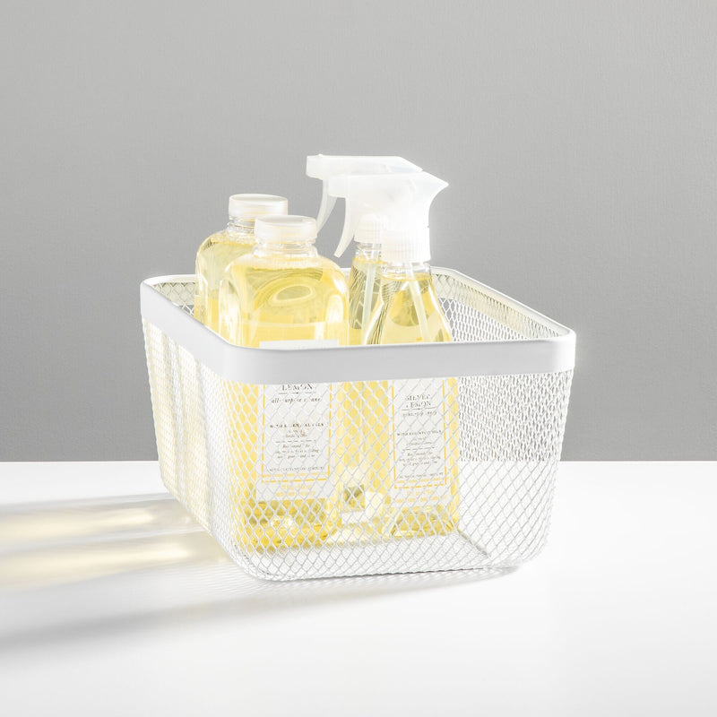 mDesign Steel Organizer, Matte White (25958)