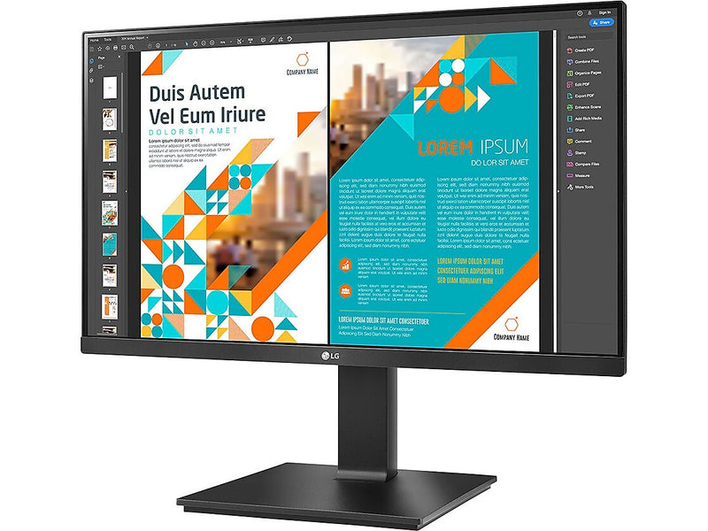 LG 23.8" LCD Monitor, Black (24BP55Q-B)