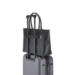 Bugatti Monica Vegan Leather Business Tote, Black (LBG705-BLACK)