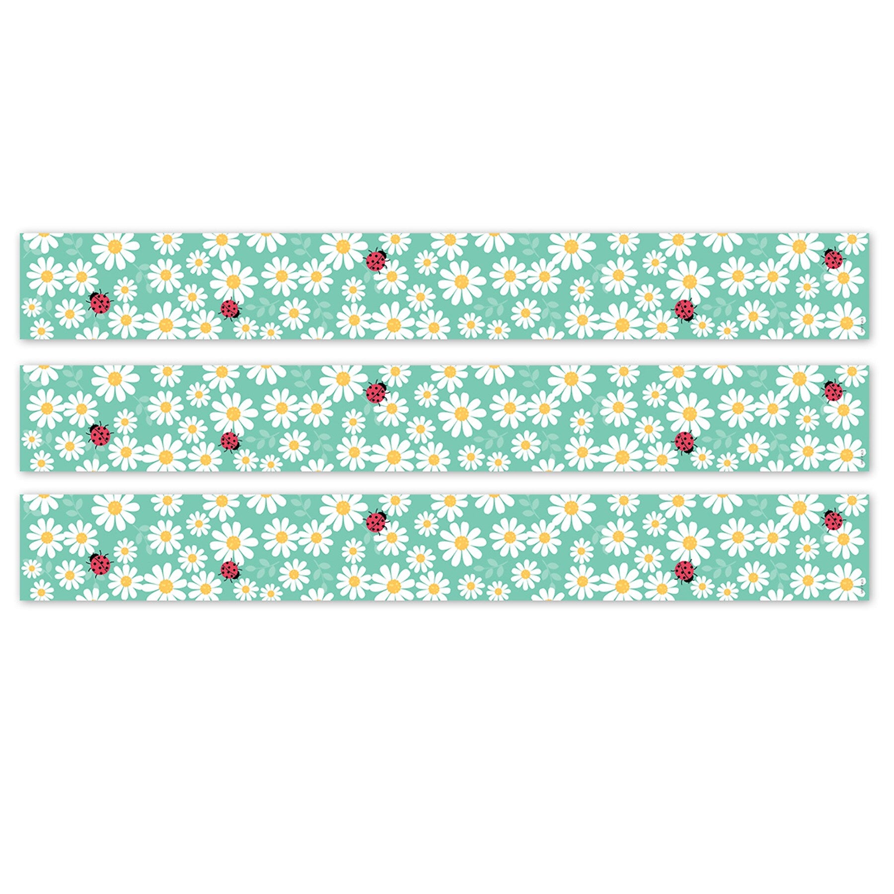 Creative Teaching Press Core Decor EZ Border, 3" x 2', Daisy Bug, 24/Pack, 3 Packs/Bundle (CTP11047-3)