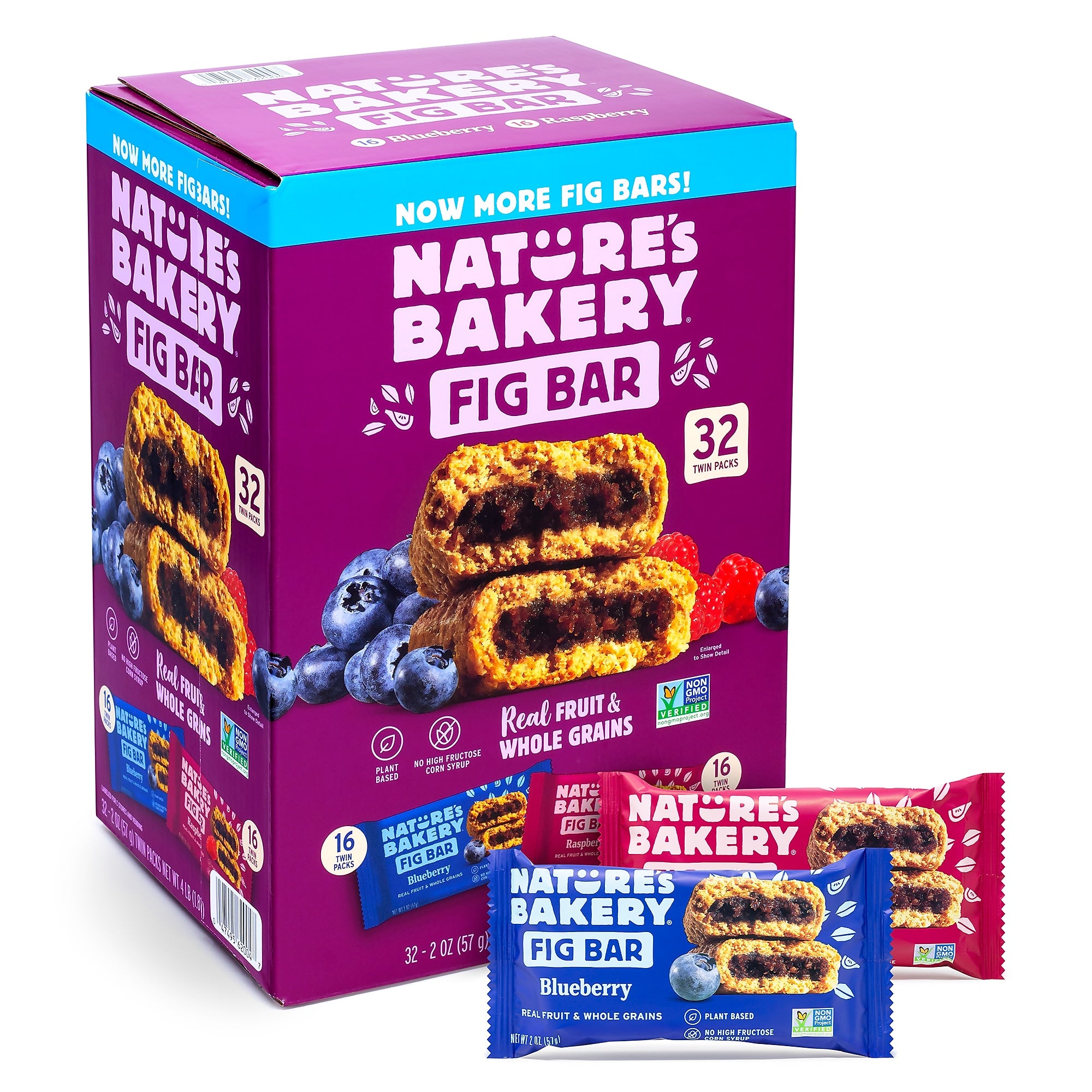 Nature's Bakery Nutrition Bar Variety Pack, 2 oz., 32 Bars/Box (900-00151)