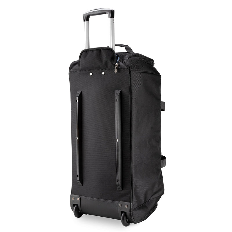 Skyway Luggage Sigma 7.0 28" Polyester Telescoping Travel Duffel with Wheels, Black (177-28-001-RDF)