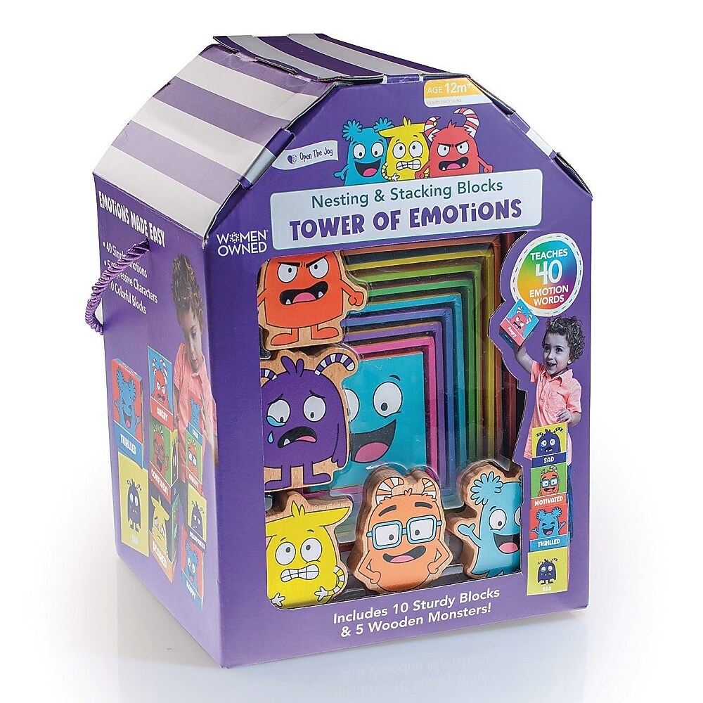 Open the Joy Social Emotional Learning Bundle Tower of Emotions, Assorted Colors (LR4675)