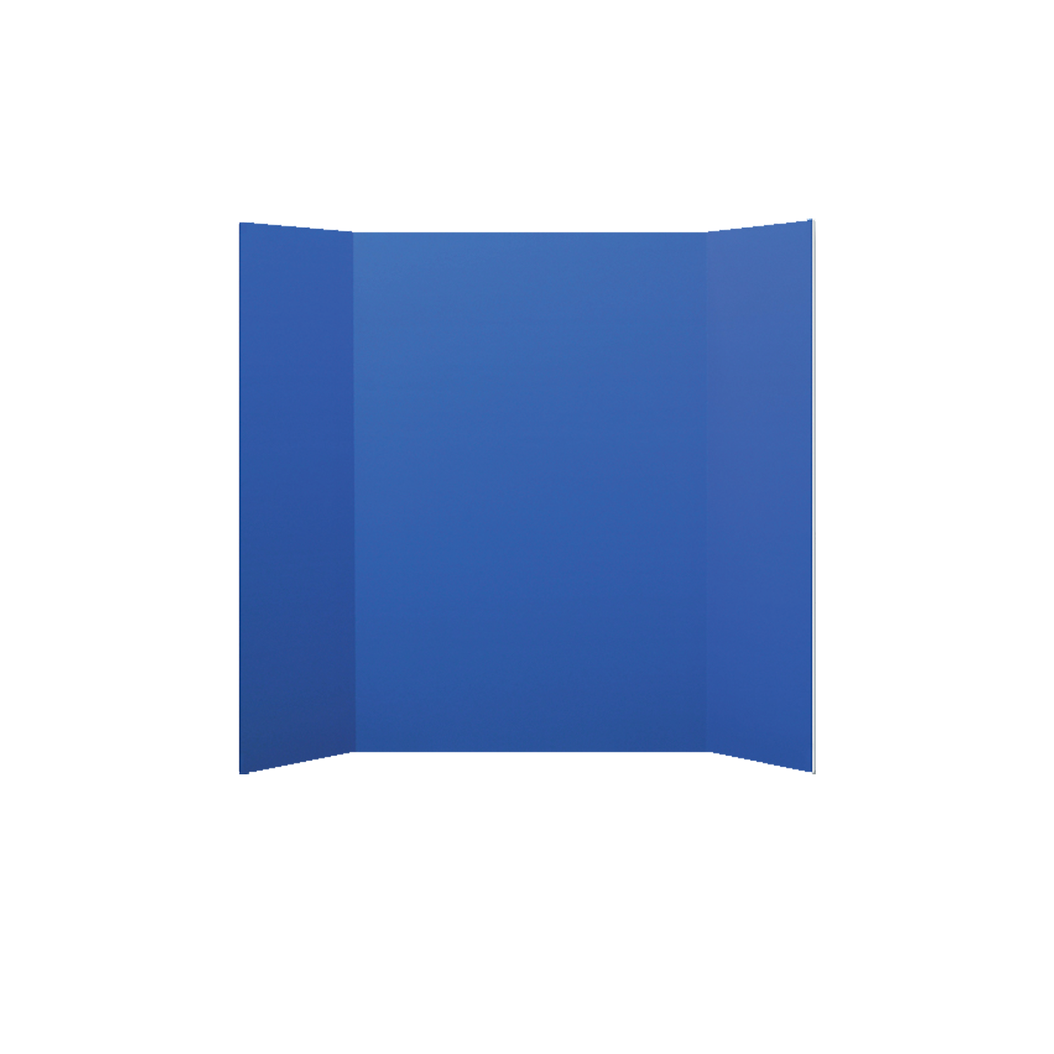 Flipside Tri-Fold Foam Board, 48" x 36", Blue, 3/Pack (30085-3)